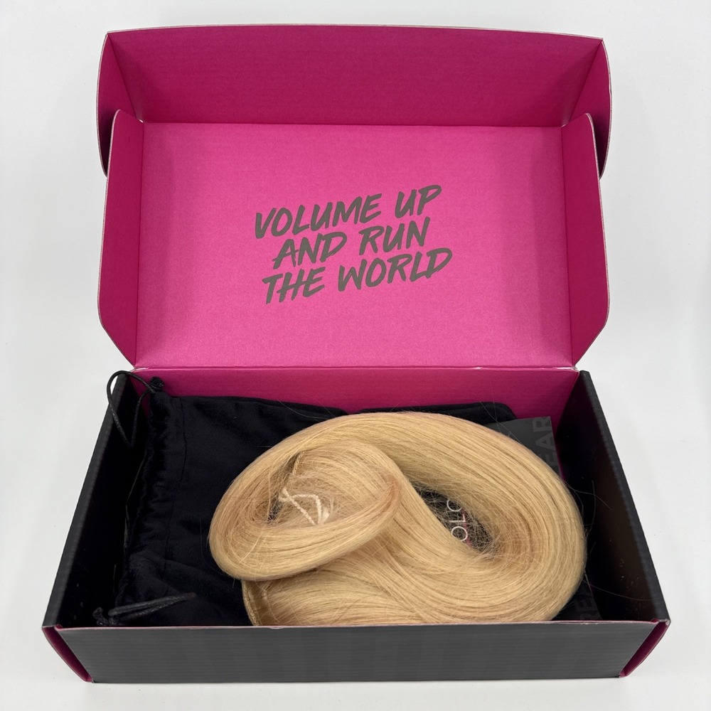 Donna Bella Halo 18" Hair Extensions Light Blonde Straight (155g) NEW Open Box - Picture 2 of 7